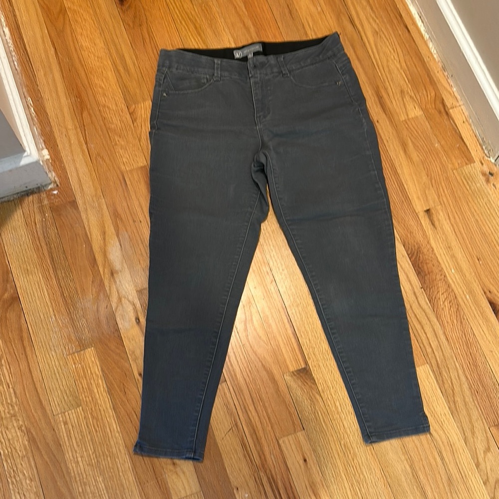 Wit & Wisdom Gray Skinny Jeans Ankle-Length